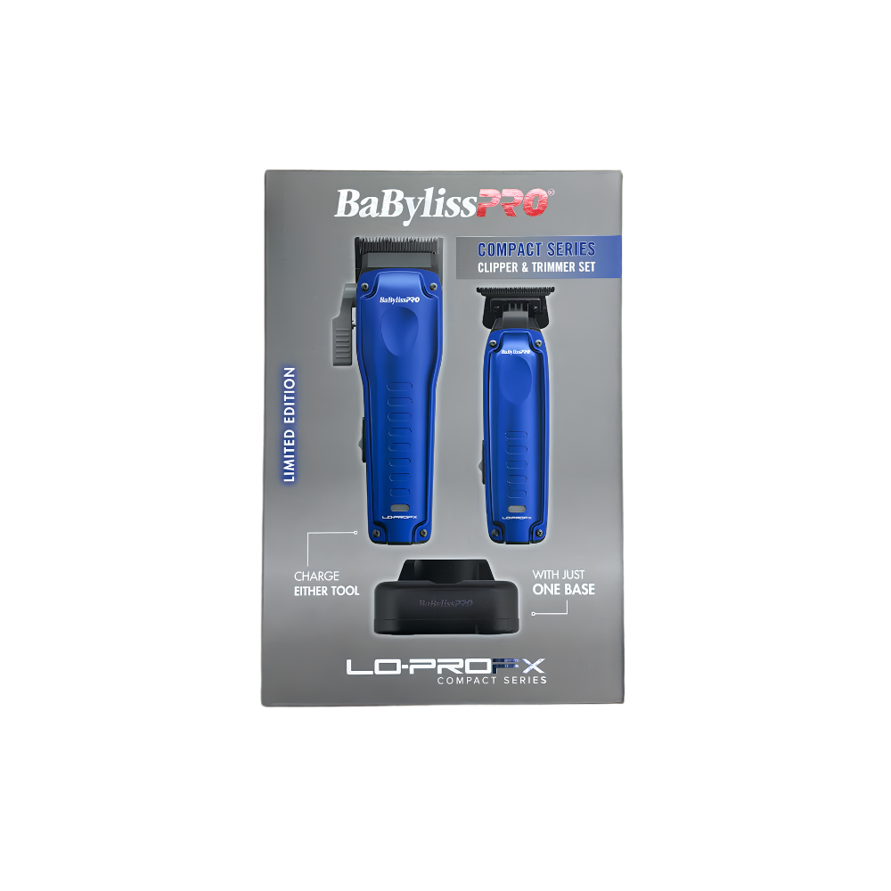 BaBylissPRO LO-PROFX Compact Series LE Clipper & Trimmer Set | FX8272PK