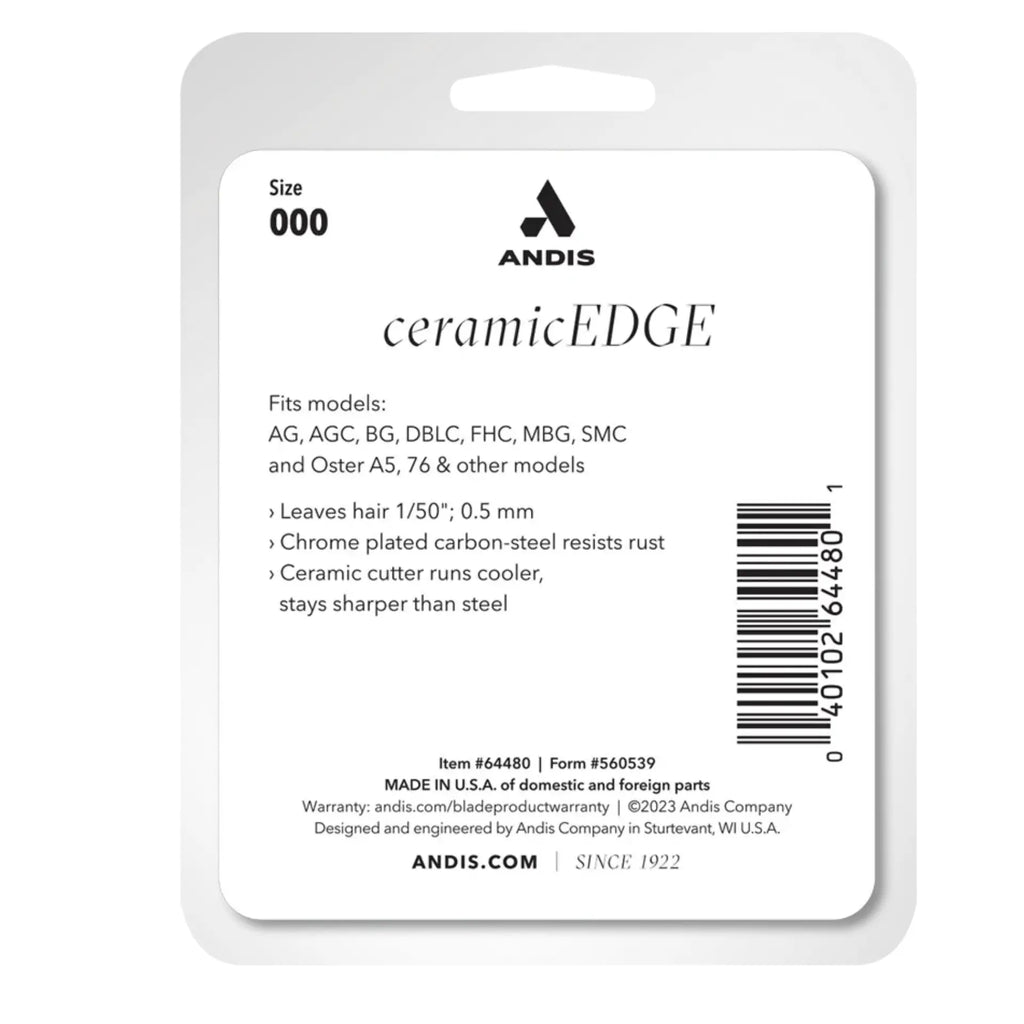 ANDIS CERAMICEDGE BLADE #000 | 64480