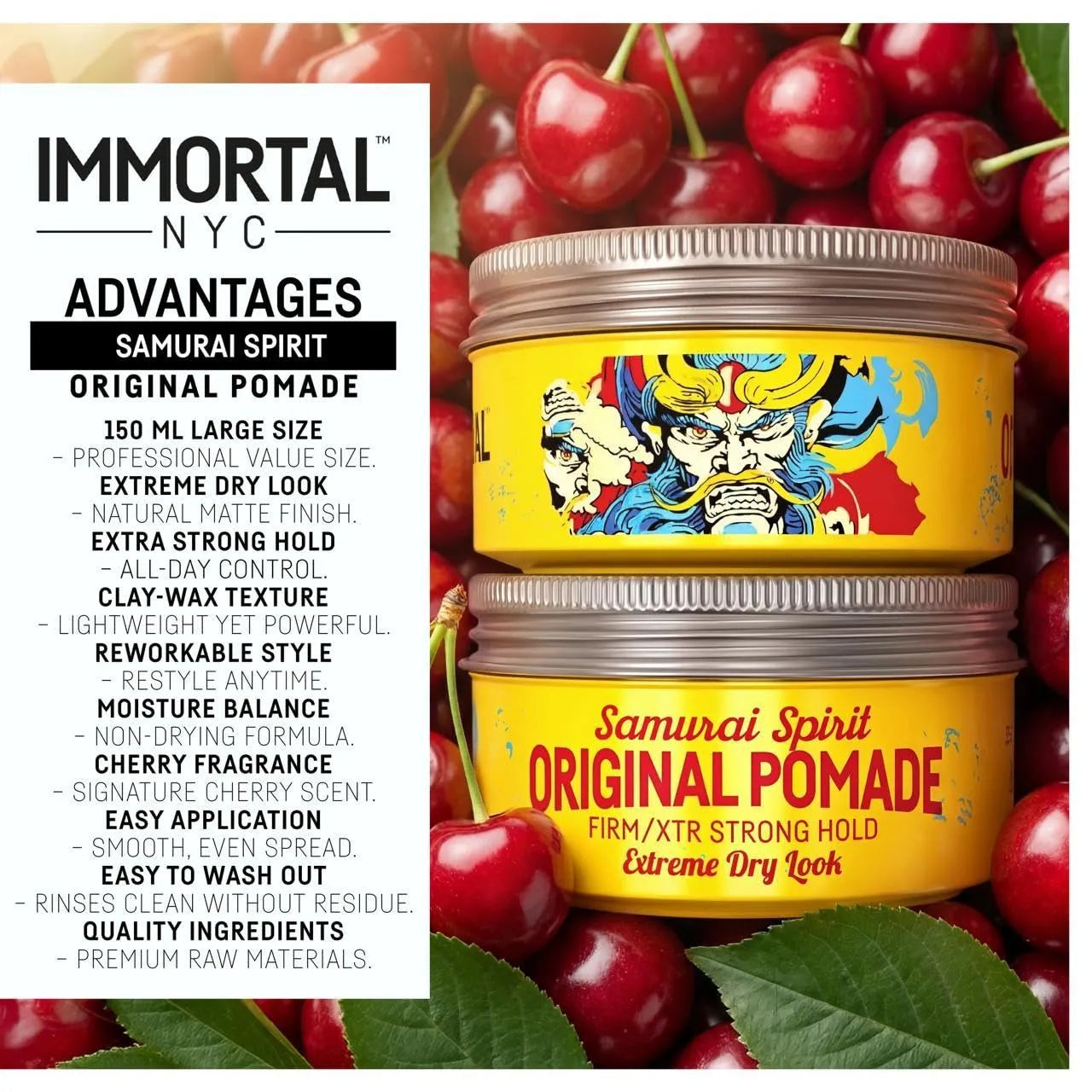 IMMORTAL ORIGINAL POMADE SAMURAI | NYC-181