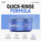 Immortal NYC Fiber Cream Hair Pomade - Flex Strong Hold - Low Shine All Natural Water-Based Cream Pomade for Men - No Residue, All Hair Types