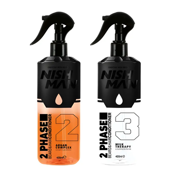 NISHMAN 2 Phase Beard & Hair Conditioner - 400ml