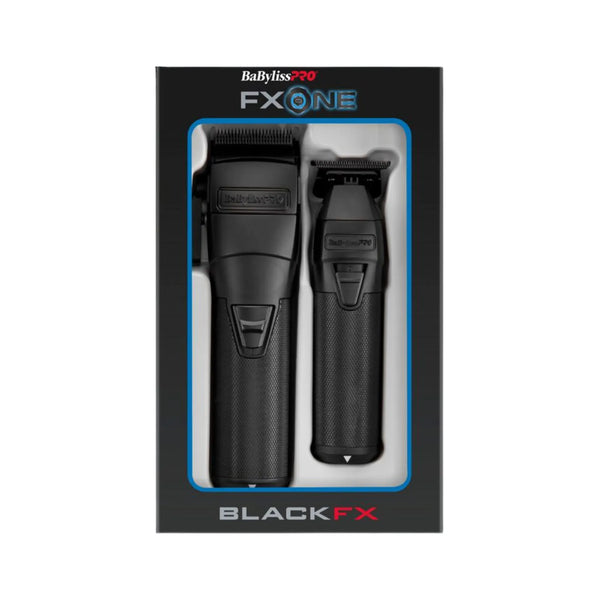 BABYLISSPRO FXONE MATTE BLACK TRIMMER & CLIPPER PREPACK (TOOLS ONLY) | FX1CTMBTO