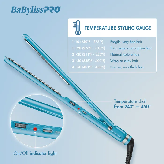 BABYLISSPRO NANO FLAT IRON 1-1/2" | BNT4073TUC