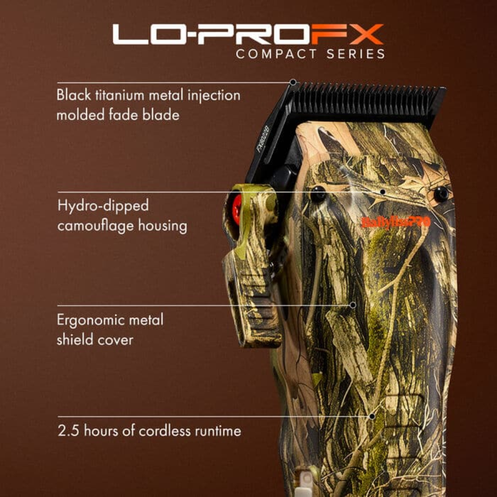 BABYLISSPRO LO-PROFX COMPACT CLIPPER LIMITED CAMO EDITION | FX82CAM
