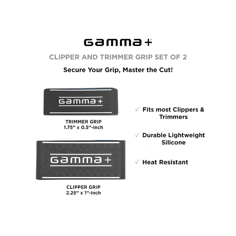 GAMMA+ CLIPPER TRIMMER GRIP SET WHITE | GP309B