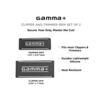 GAMMA+ CLIPPER TRIMMER GRIP SET WHITE | GP309B