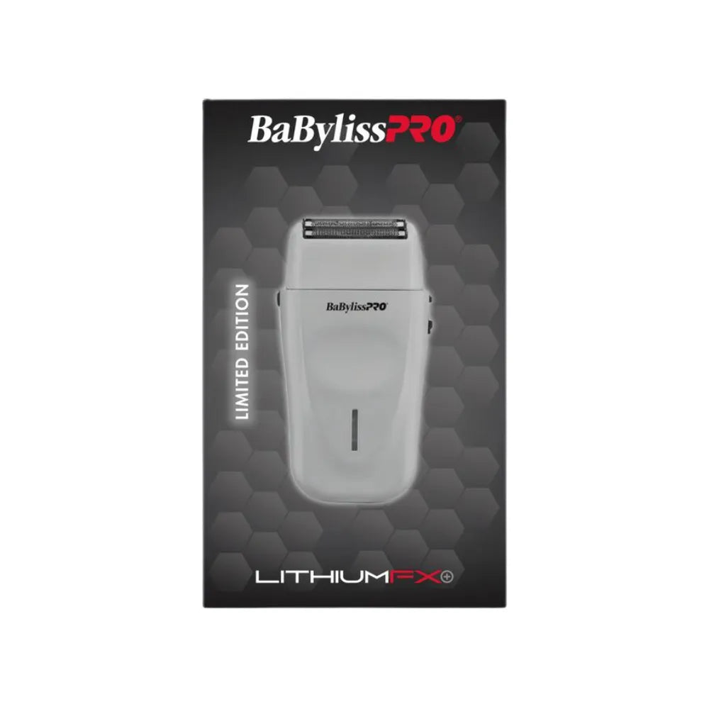 BABYLISSPRO LITHIUMFX+ LIMITED EDITION GREY CORD/CORDLESS LITHIUM ERGONOMIC DOUBLE FOIL SHAVER | FXFS573GY