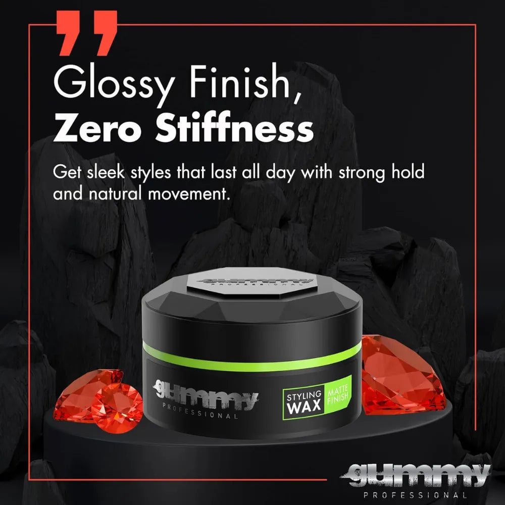 GUMMY WAX MATTE FINISH 4 OZ.