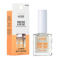 KISS NAIL TREATMENT SHINE BASE AND TOP COAT KNT04