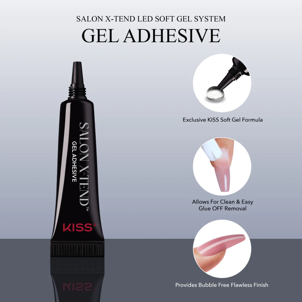 KISS SALON X-TEND LED SOFT GEL SYSTEM | STARTER KIT | SXK02