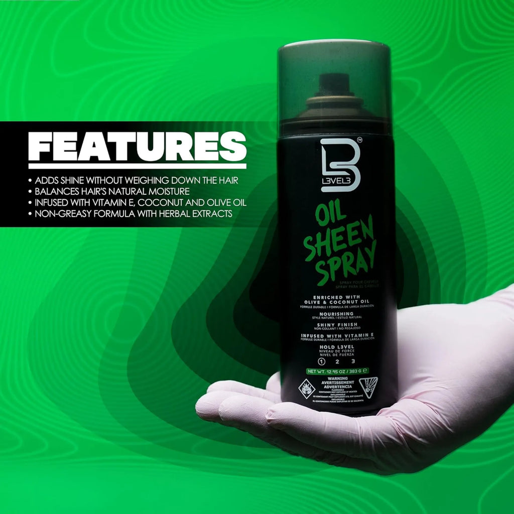 L3VEL3 OIL SHEEN SPRAY 12.95 OZ. | L3-OILSHEEN