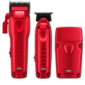 BABYLISSPRO LO-PROFX COMPACT SERIES RED CLIPPER, TRIMMER & SHAVER SET | FX82RD, FX72RD, FXLPFS1RD