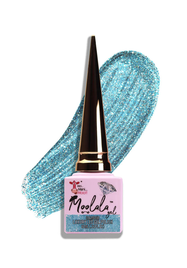 MMM MOOLALA DIAMOND LUXURY GEL-SKY BLUE | MOO-D06