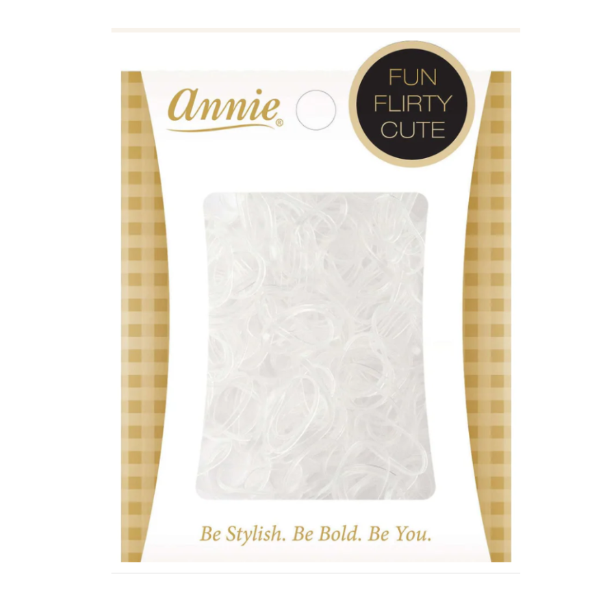 ANNIE ELASTIC BAND CLEAR 250PC | 8552