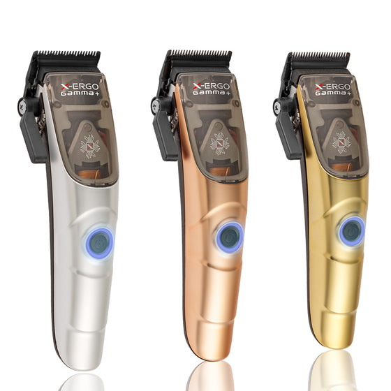 GAMMA+ X-ERGO MODULAR CLIPPER & BLUE UNO SHAVER | HCGPXERGOMS+SCUNOSFSB
