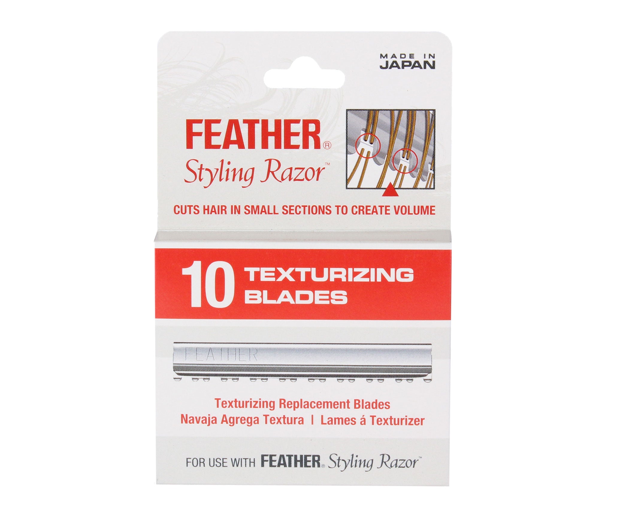 FEATHER TEXTURIZING BLADES
