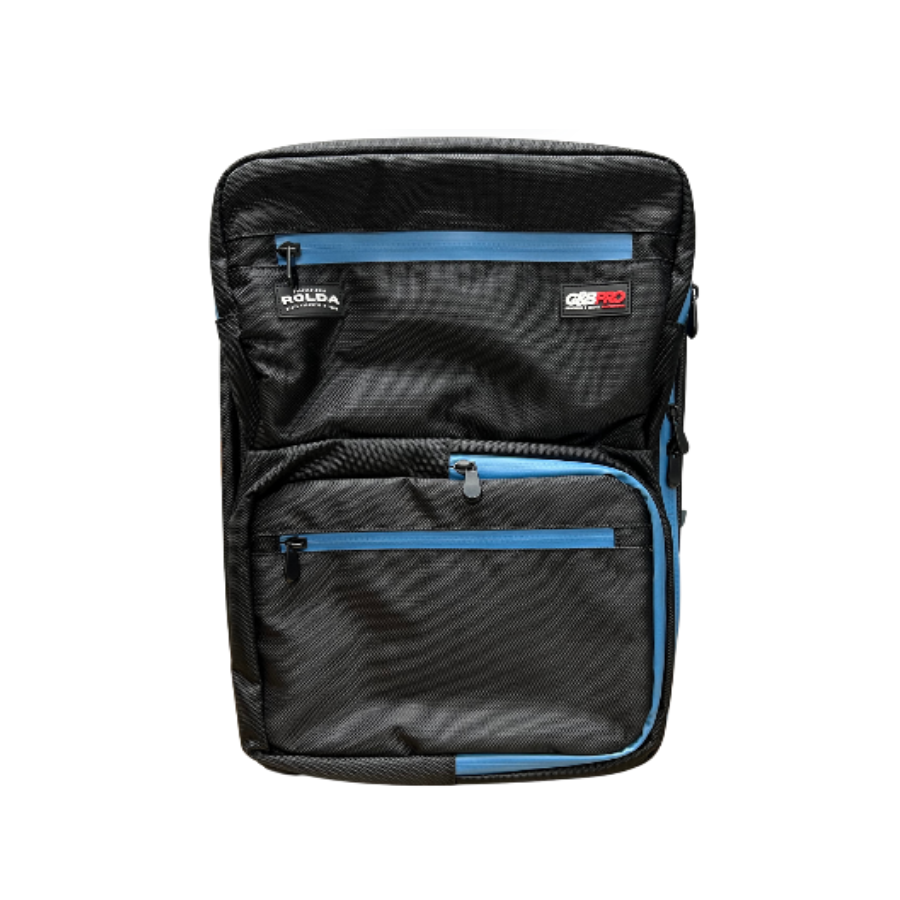 ROLDA BARBER BACKPACK | BLACK AND BLUE