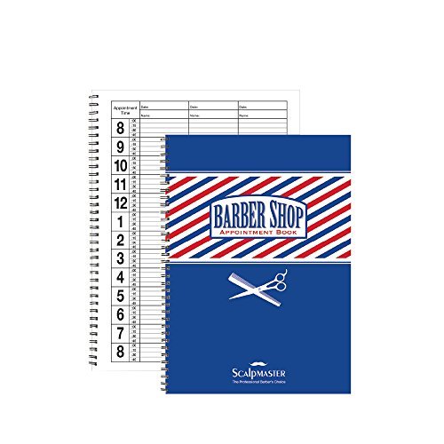 SCALPMASTER BARBERSHOP APPOINTMENT BOOK SC9019