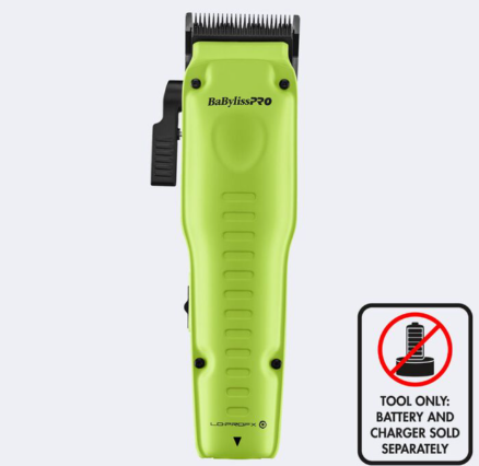 BABYLISSPRO FXONE LO-PRO CLIPPER NEON YELLOW | FX829NYLT