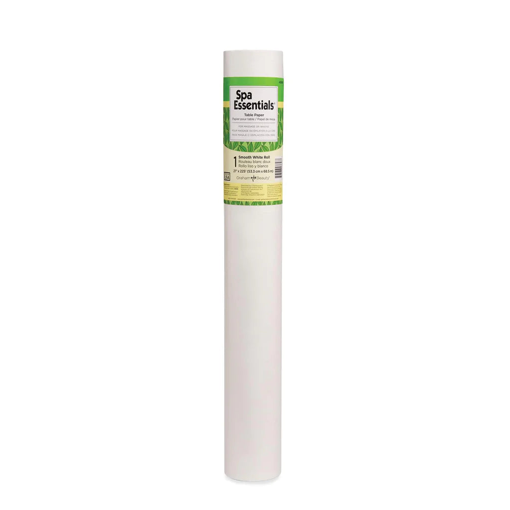 SPA ESSENTIALS TABLE PAPER WHITE 21X225"