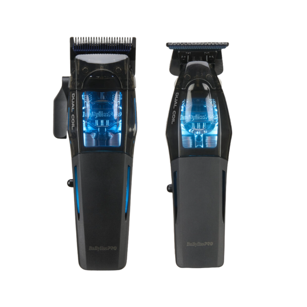 BaBylissPRO High-Performance Dual-Coil Motor Cordless Trimmer + Clipper Set