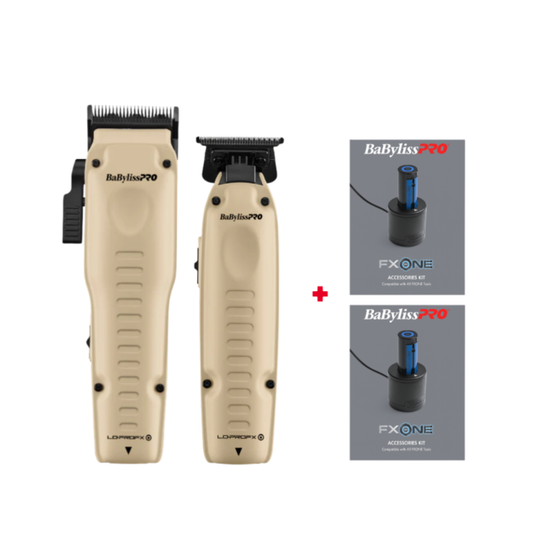 BaBylissPRO FXONE LO-PROFX Clipper & Trimmer Sand | FX729SDLT, FX829SDLT (BATTERY INCLUDED)