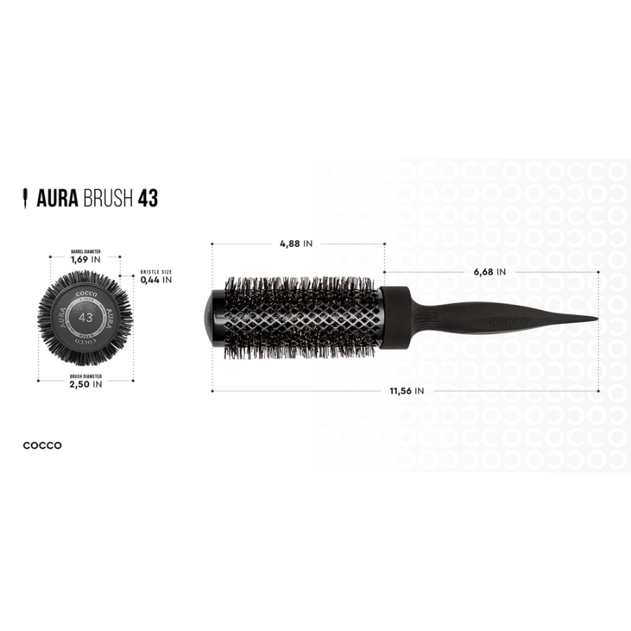 COCCO AURA BRUSH SET-BLACK | CKTA4PCS-BLACK