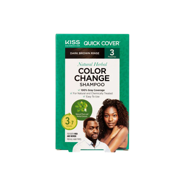 RED BY KISS COLOR SHAMPOO DARK BROWN 3PK | CCS02