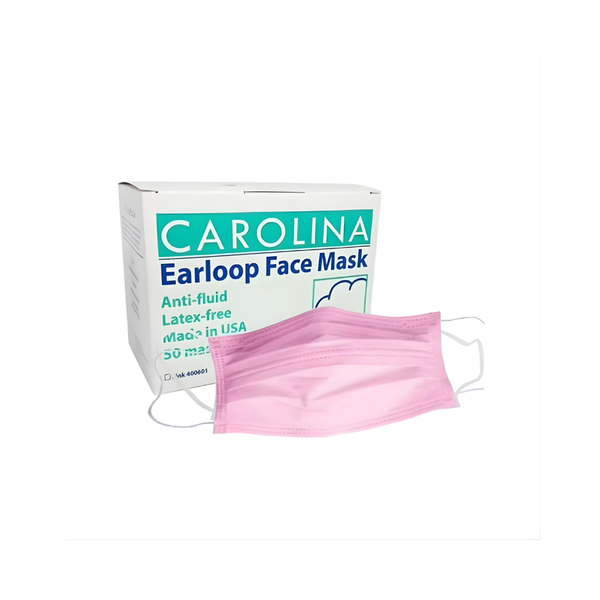 CAROLINA FACE MASK 50CT-PINK  | 400601