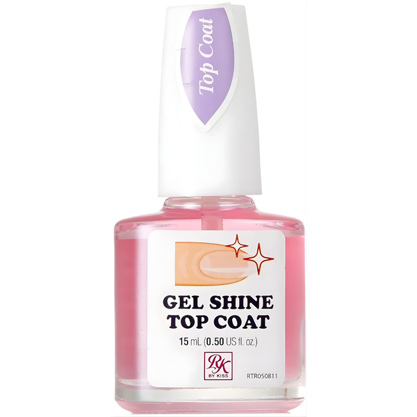 Ruby Kisses Nail Treatment Mirror Shine Top Coat | RTR05
