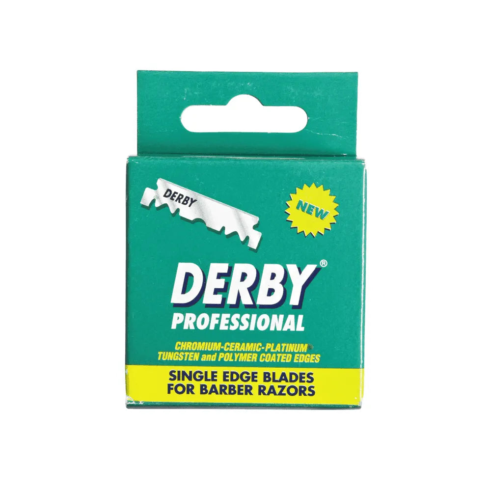 DERBY PROFESSIONAL SINGLE EDGE BARBER RAZOR BLADES | 100 BLADES