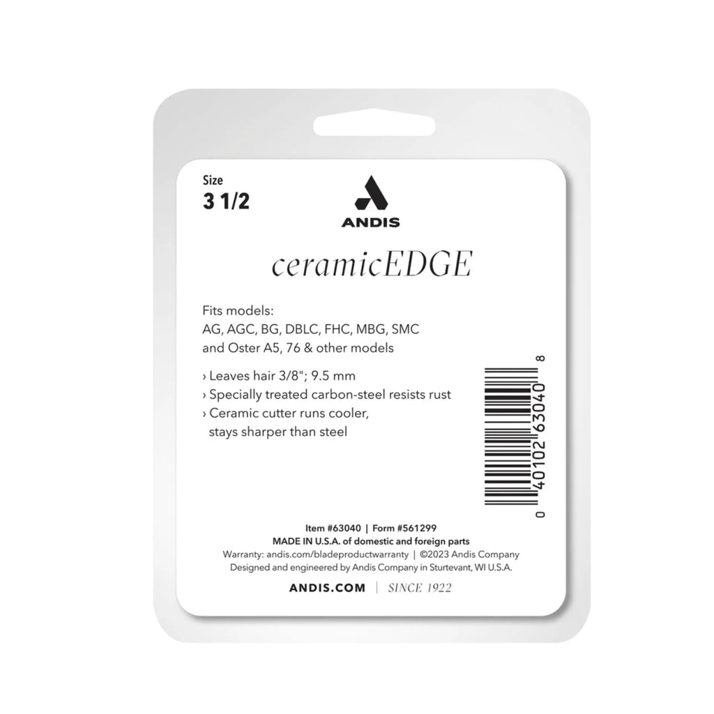 ANDIS CERAMICEDGE BLADE #3-1/2 | 63040