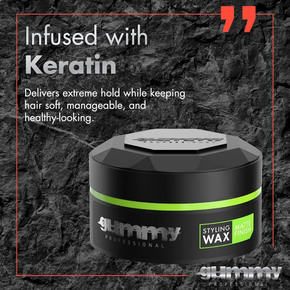 GUMMY WAX MATTE FINISH 4 OZ.
