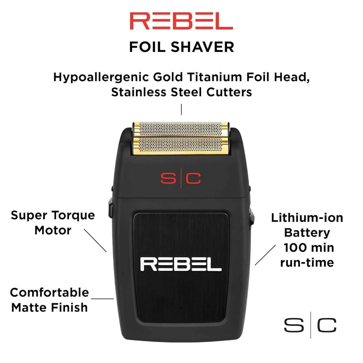 STYLECRAFT REBEL FOIL SHAVER | SC802B