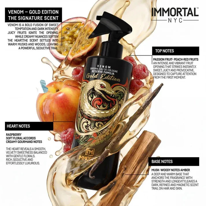IMMORTAL COLOGNE-VENOM GOLD ED | NYC179
