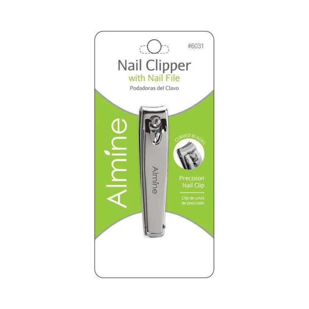 ALMINE NAIL CLIPPER WITH NAIL FILE | 6031