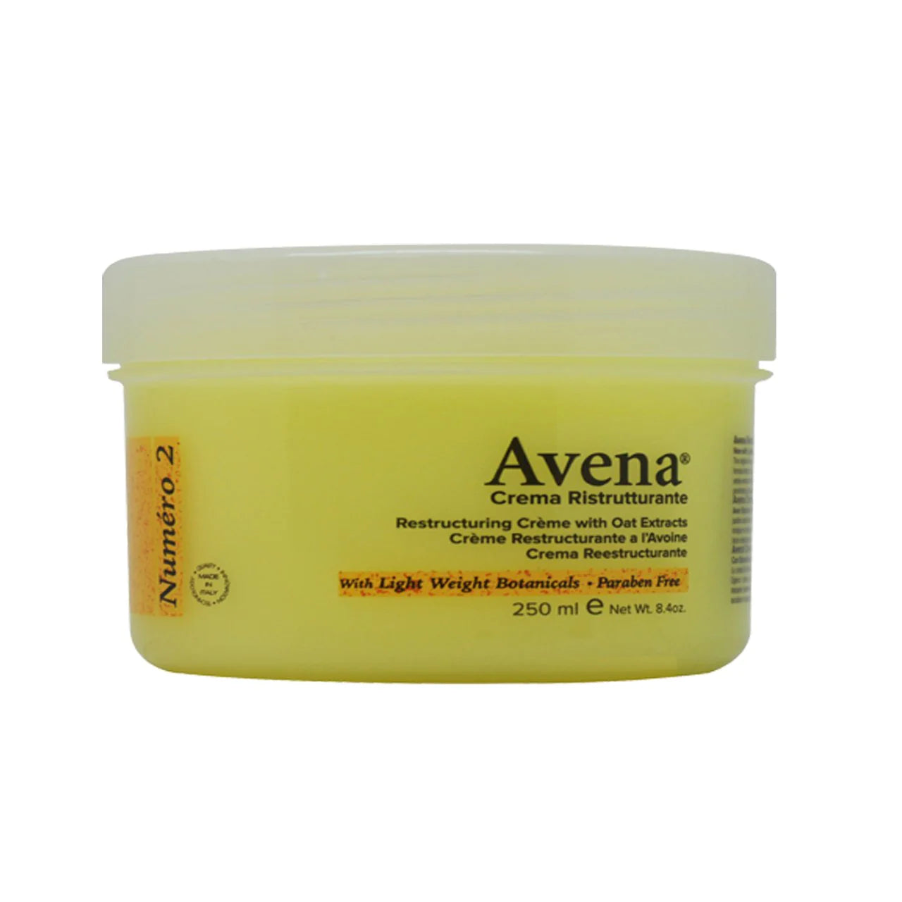 AVENA NUMERO 2 CREMA JAR 8 OZ.