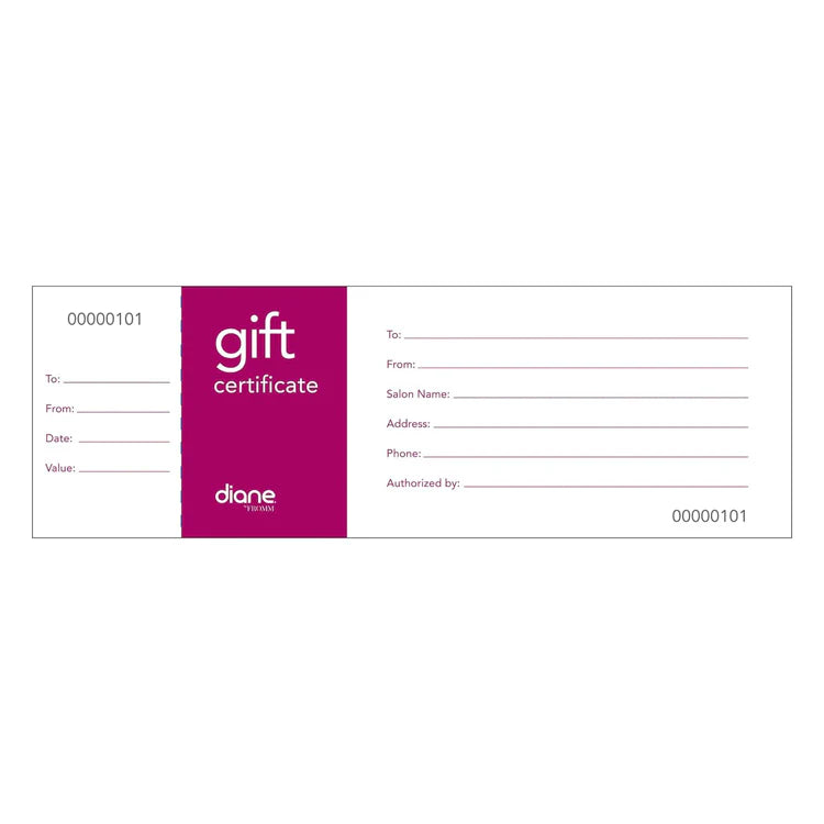 DIANE GIFT CERTIFICATE 50 COUNT | D378