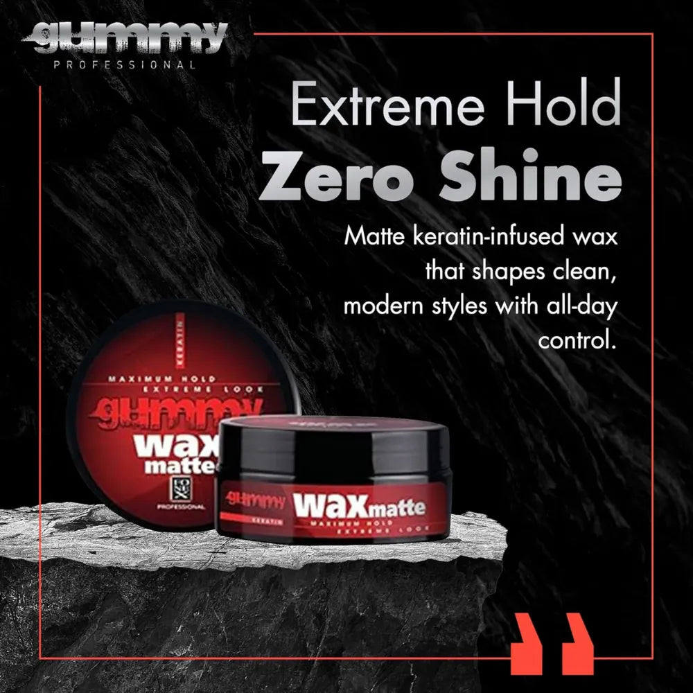 GUMMY WAX KERATIN MATTE 5 OZ.