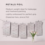 FROMM COLOR STUDIO MEDIUM WEIGHT POP UP HAIR FOIL IN PINK PETALS PATTERN 5" X 11" | F9280
