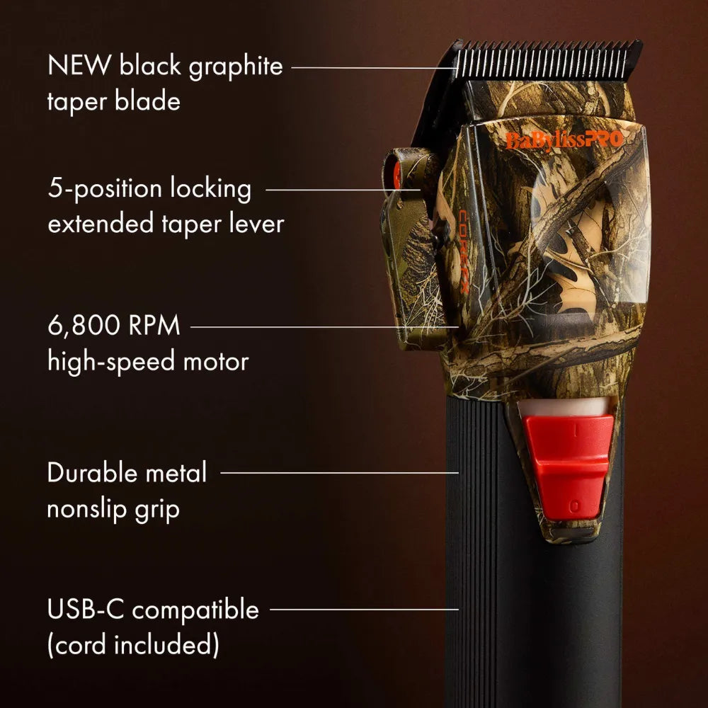 BABYLISSPRO COREFX PROFESSIONAL CLIPPER CAMO EDITION | FX86CAM
