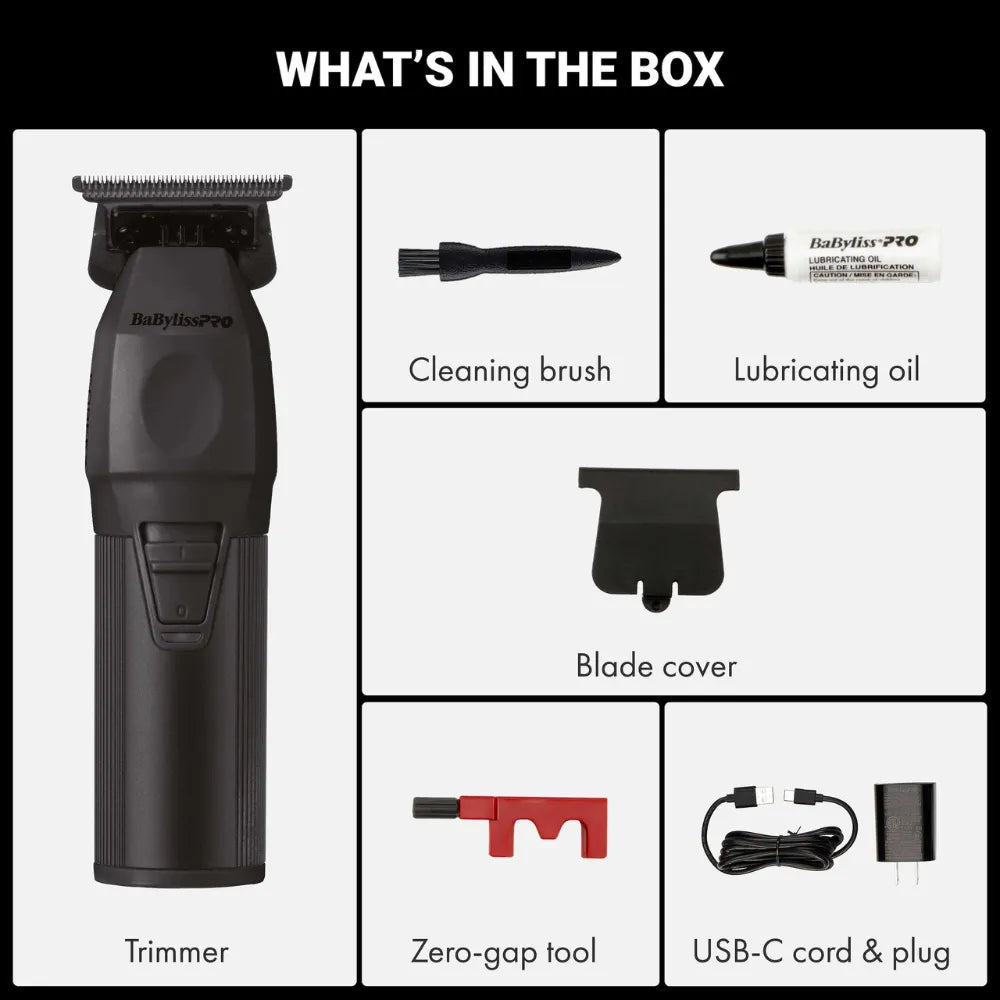 BABYLISSPRO COREFX TRIMMER MATTE BLACK | FX76MB