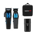 BABYLISSPRO DUAL-COIL CLIPPER & TRIMMER SET + FREE UVFOIL SINGLE FOIL SHAVER & TRAVELING CASE | FX95C, FC95T, FXLFS1MB, BBPROCASE