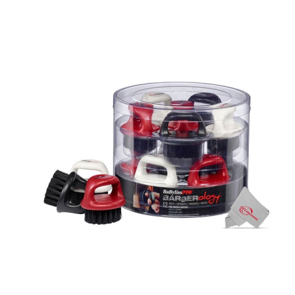 BABYLISSPRO FADE SOFT KNUCKLE NECK BRUSH 12 PACK BUCKET | BBCKT12