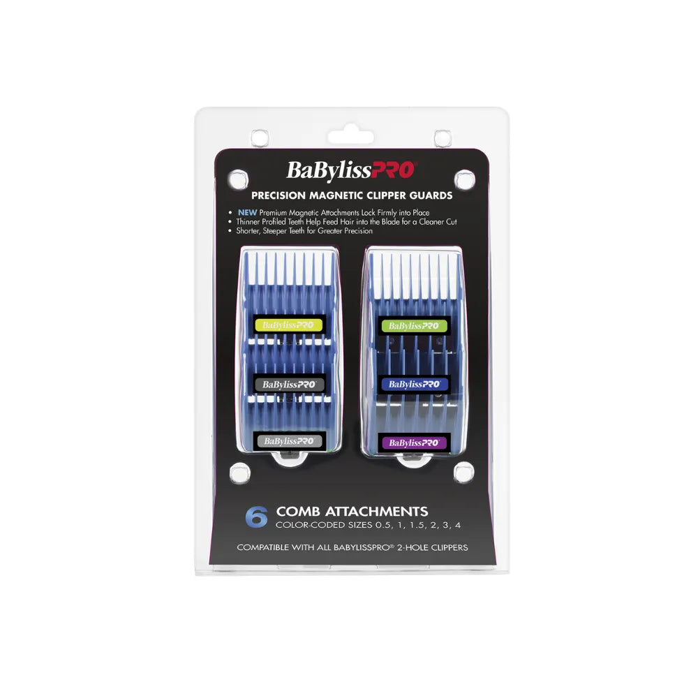 BABYLISSPRO GUARDS 6PK CLIPPER-MAGNETIC  BLUE | FXPCMG