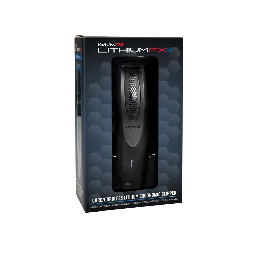 BABYLISSPRO LIMITED EDITION LITHIUM FX CORD/CORDLESS CLIPPER & TRIMMER SET - MATTE BLACK | FX673NSMB+FX773NMB - PROMO