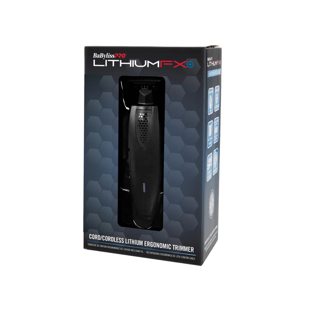 BABYLISSPRO LIMITED EDITION LITHIUM FX CORD/CORDLESS CLIPPER & TRIMMER SET - MATTE BLACK | FX673NSMB+FX773NMB - PROMO
