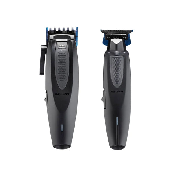 BABYLISSPRO LIMITED EDITION LITHIUM FX CORD/CORDLESS CLIPPER & TRIMMER SET - MATTE BLACK | FX673NSMB+FX773NMB - PROMO