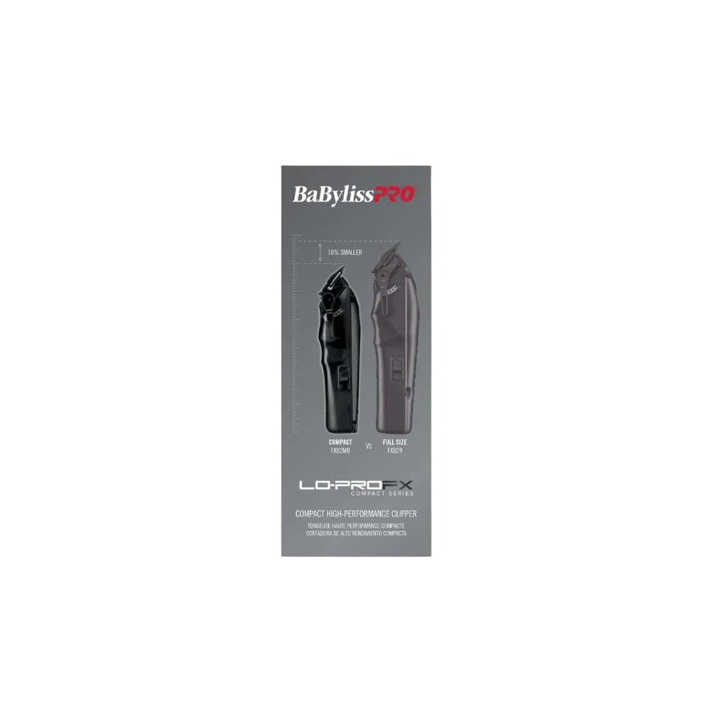 BABYLISSPRO LO-PROFX COMPACT CLIPPER MATTE BLACK | FX82MB