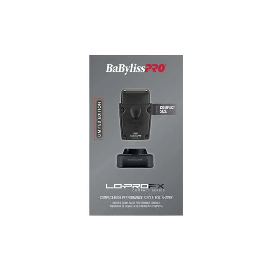 BABYLISSPRO LO-PROFX COMPACT SINGLE-FOIL SHAVER MATTE BLACK | FXLPFS1MB